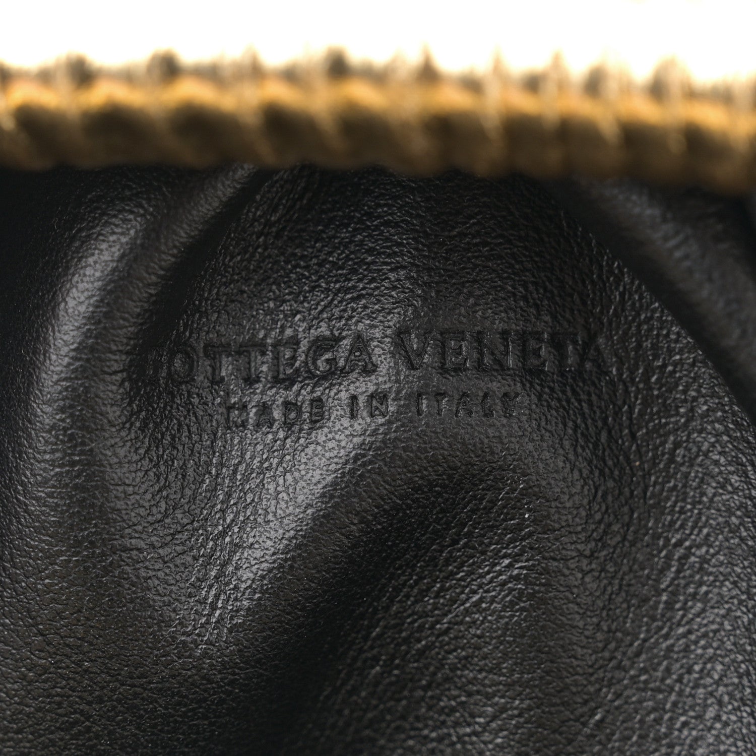 Bottega Veneta Metallic Bark Calfskin The Mini Pouch Gold 6 of 11