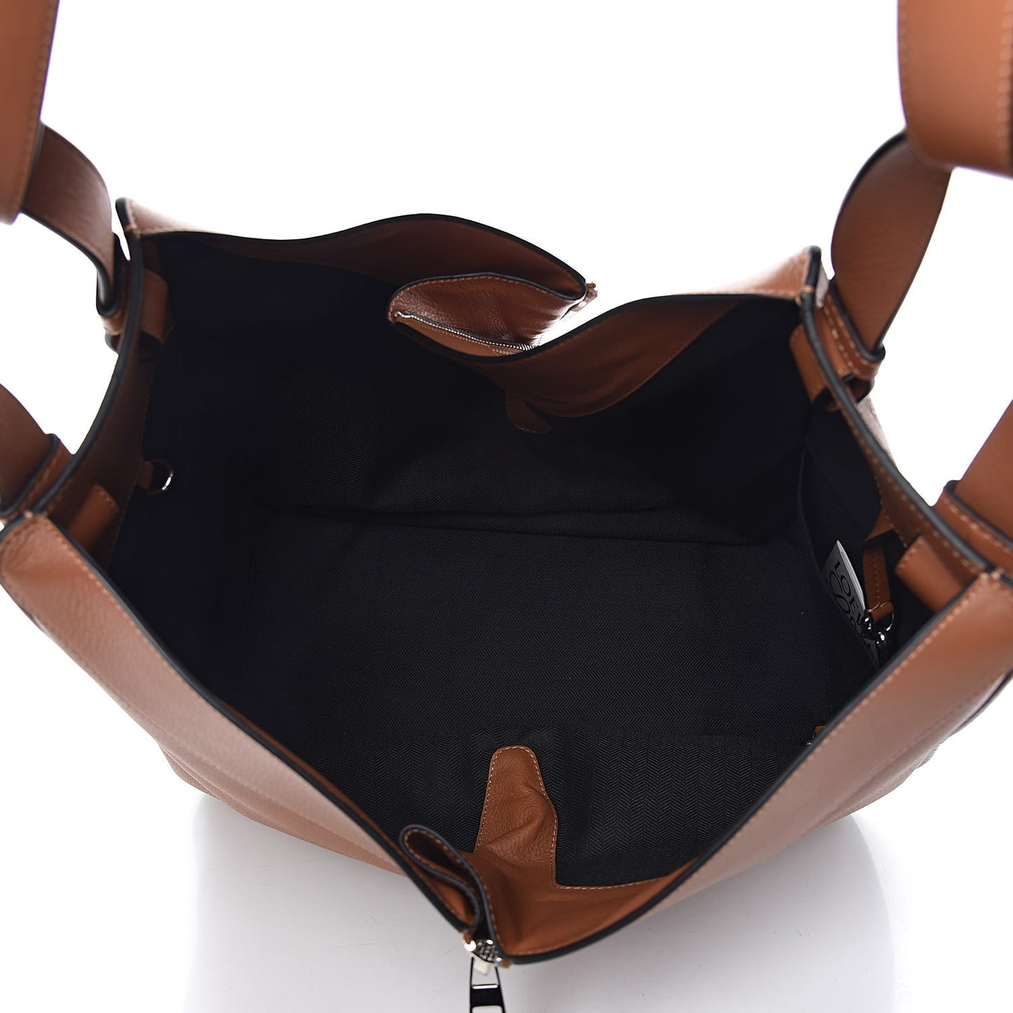 Calfskin Medium Hammock Shoulder Bag Tan