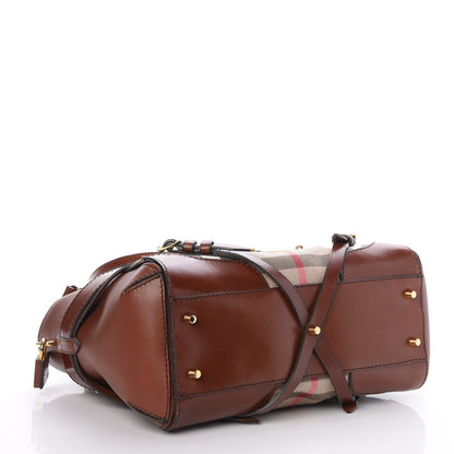 Burberry House Check Small Gladstone Dark Tan 4 of 8