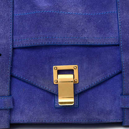 Proenza Schouler Suede Medium PS1 Satchel Royal Blue 8 of 19