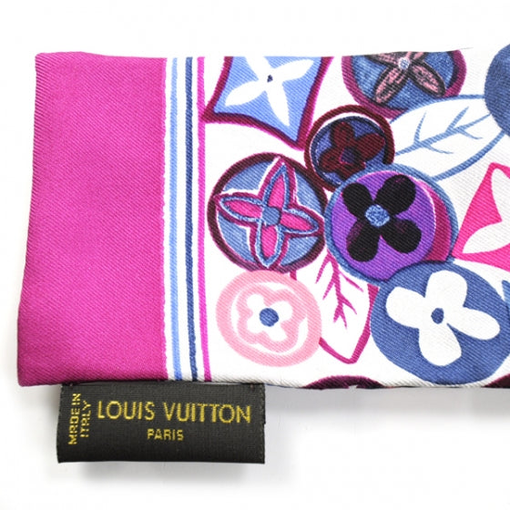 Louis Vuitton Silk Eugenia Bandeau Rose Pop 4 of 6