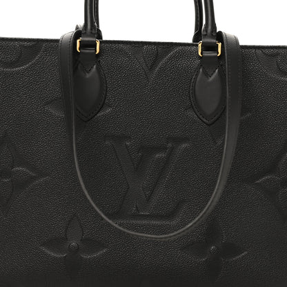 Louis Vuitton Empreinte Monogram Giant Onthego PM Black 7 of 9