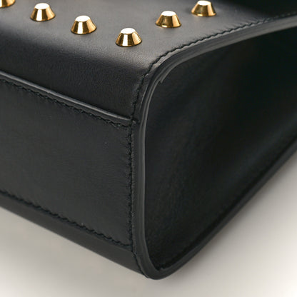 Gucci Calfskin Studded Small Padlock Shoulder Bag Black 9 of 9