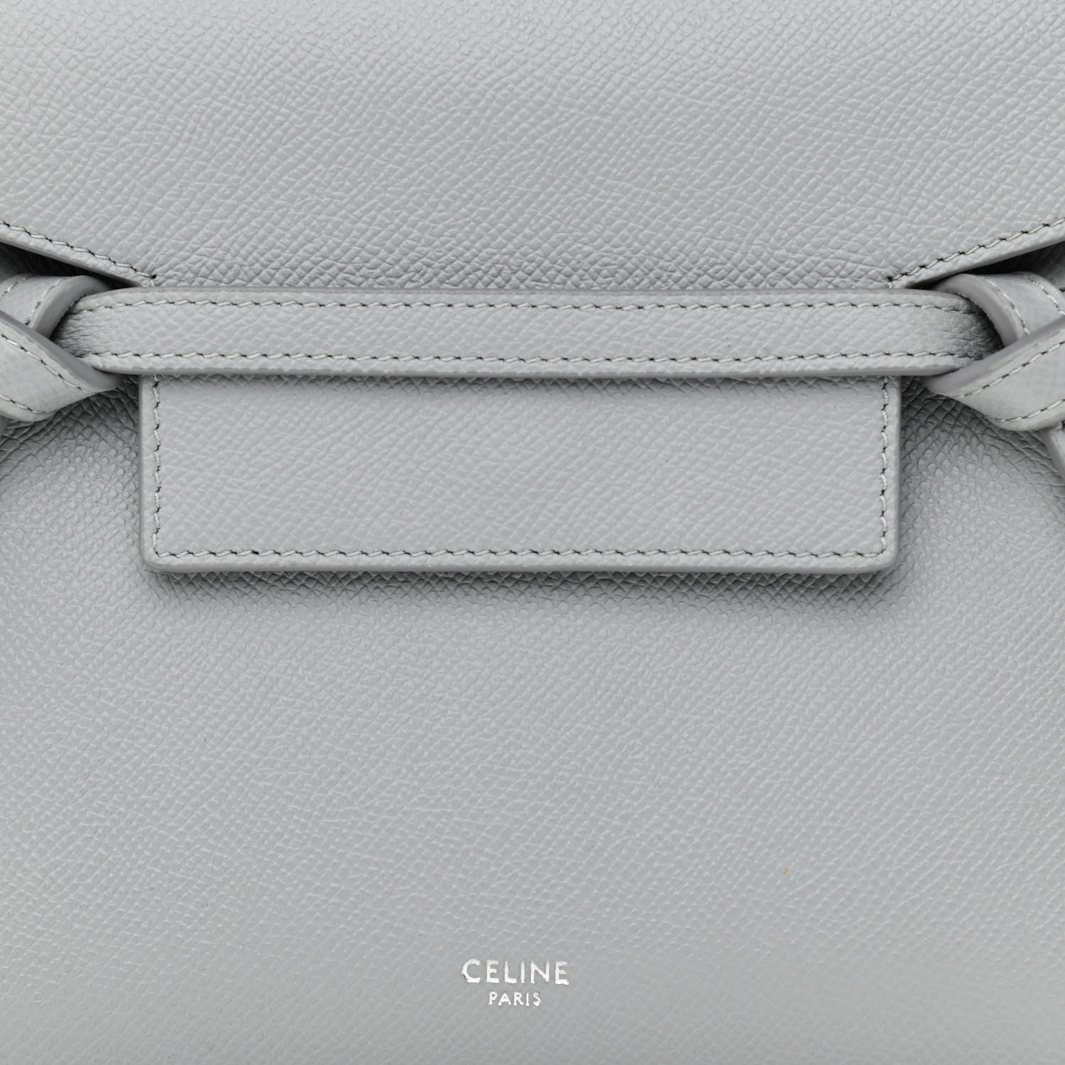 Celine Grained Calfskin Nano Belt Bag Mineral 9 of 11