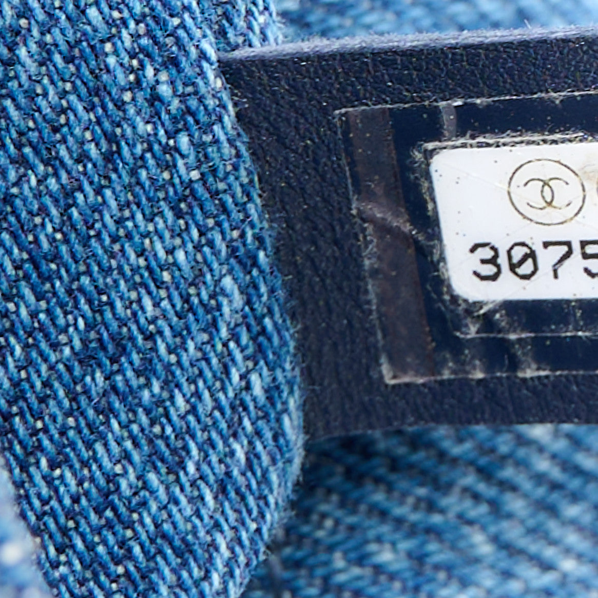 Chanel Denim CC Quilted Mini Square Flap Blue 8 of 11