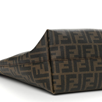 Fendi Zucca Spalmati Medium Roll Tote Tobacco Multicolor 9 of 10