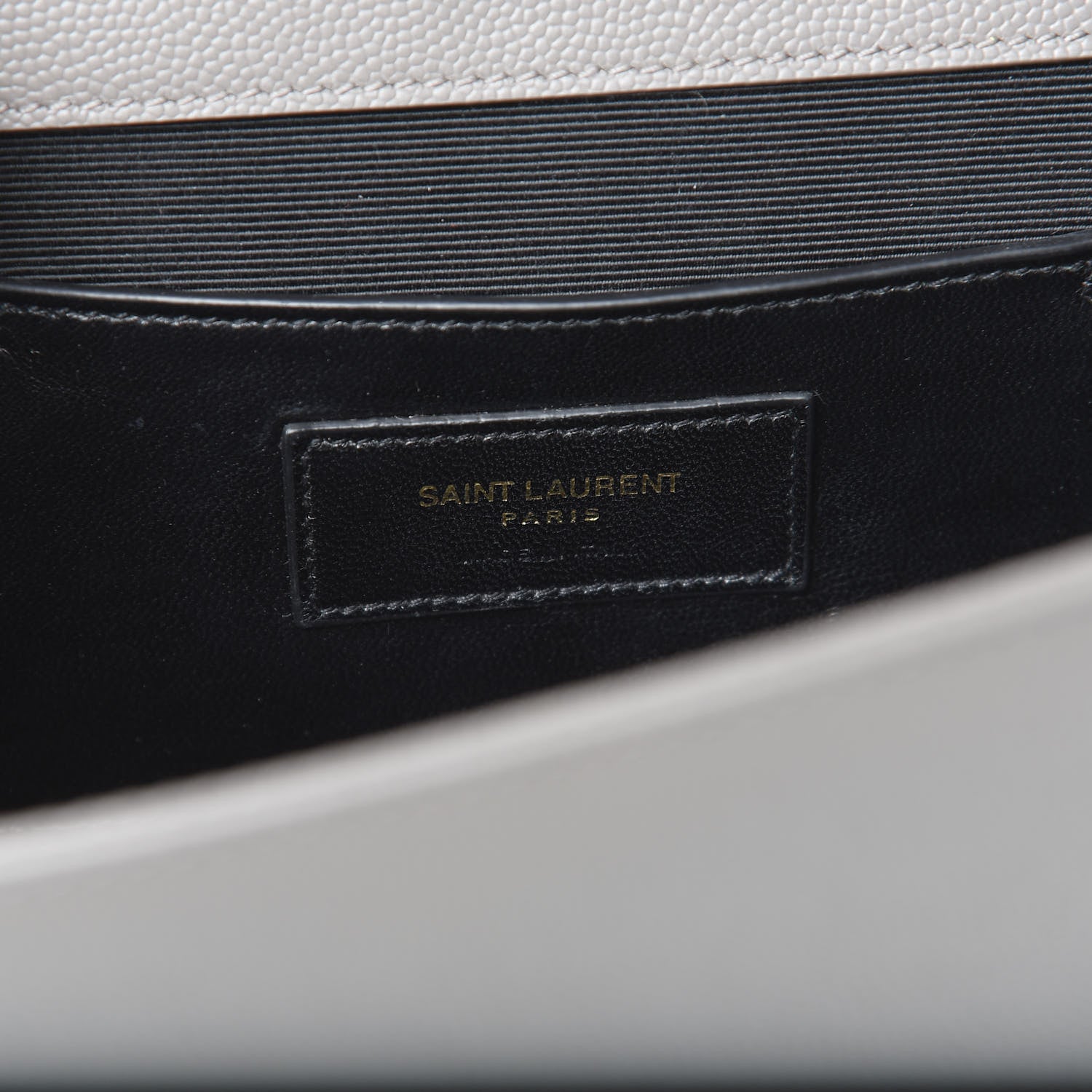 Saint Laurent Grain De Poudre Large Classic Monogram Kate Satchel Earth 5 of 9