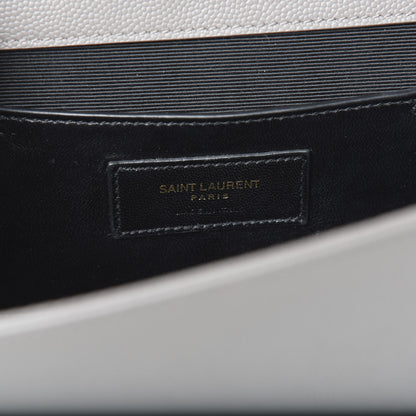 Saint Laurent Grain De Poudre Large Classic Monogram Kate Satchel Earth 5 of 9