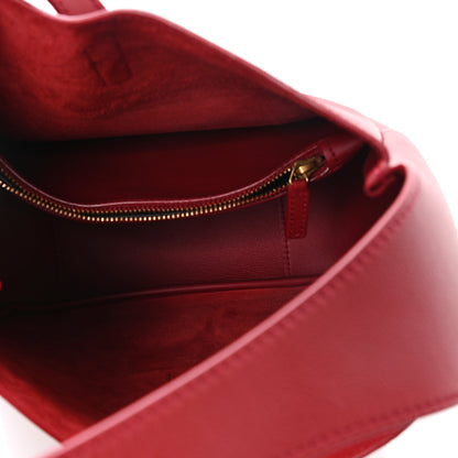 Saint Laurent Smooth Calfskin Small Le 5 A 7 Soft Hobo Red Danger 5 of 10