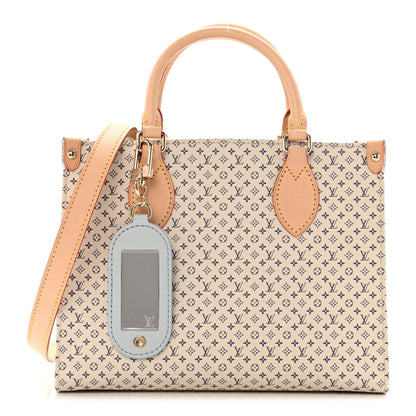 Louis Vuitton Monogram Damier Romance Onthego PM Azure Blue Sand 1 of 10