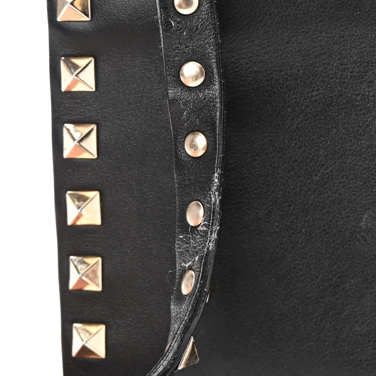 Valentino Garavani Calfskin Rockstud Crossbody Messenger Bag Black 18 of 21