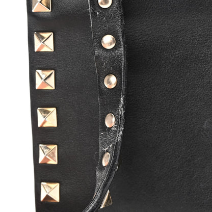 Valentino Garavani Calfskin Rockstud Crossbody Messenger Bag Black 18 of 21
