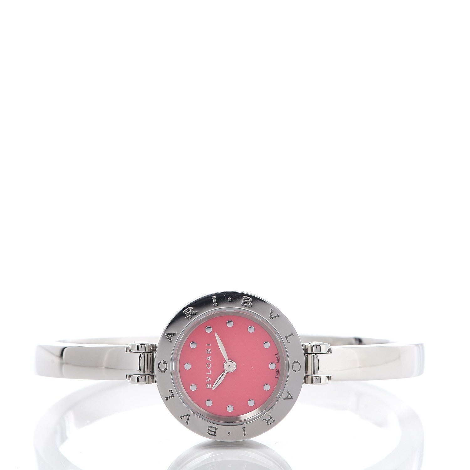 Bulgari Stainless Steel 23mm B.zero1 Quartz Watch Pink 3 of 5