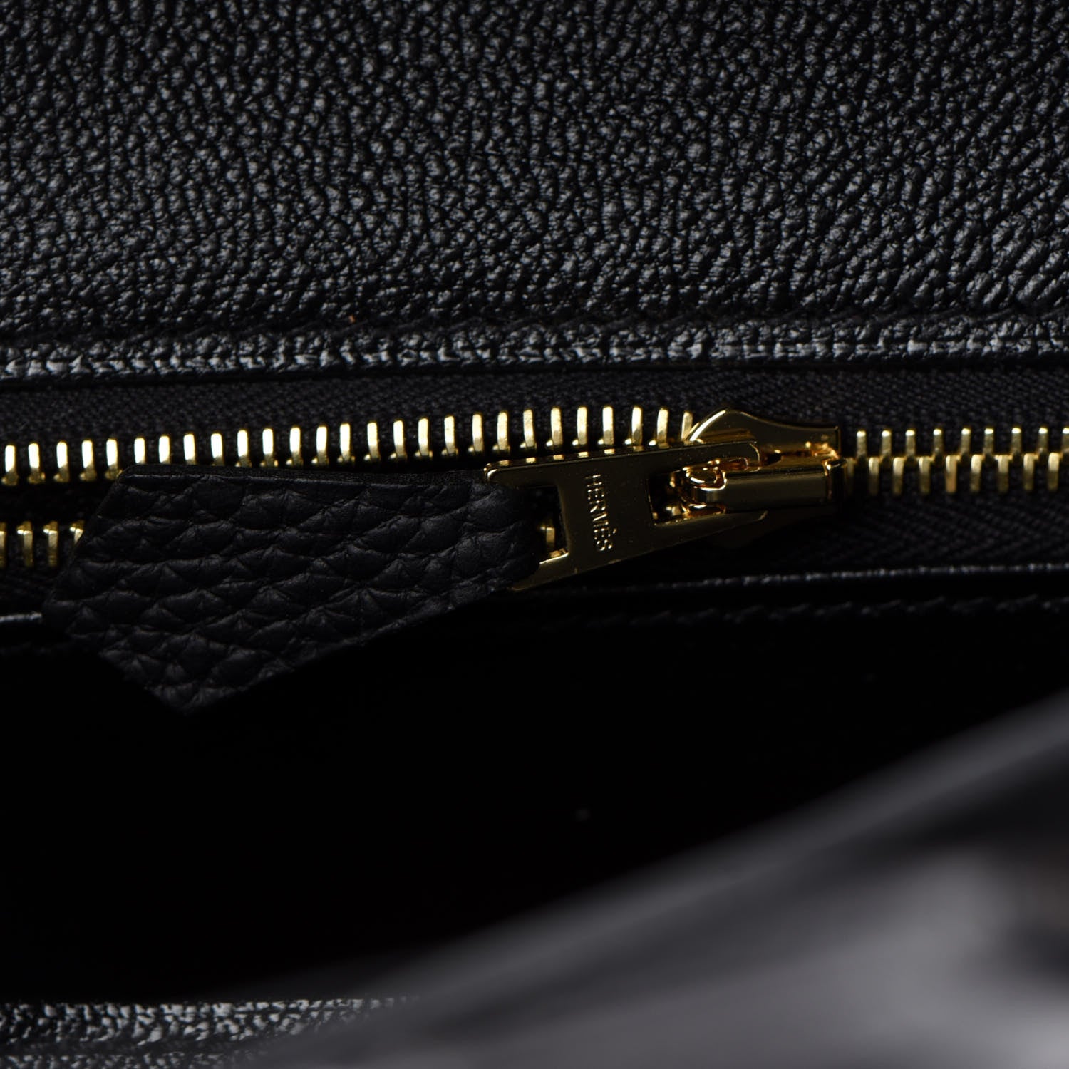 Hermes Togo Shiny Niloticus Crocodile Birkin Touch 25 Black 21 of 36