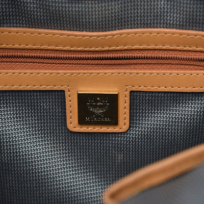 MCM Visetos Small Side Stud Stark Backpack Cognac 6 of 12