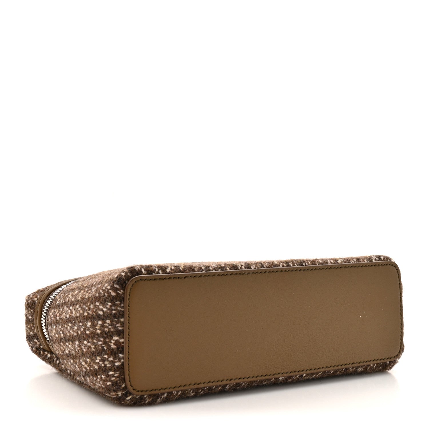Loro Piana Cashmere Extra Pocket Pouch L19 Mocha Latte Ebony