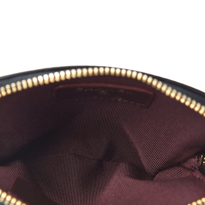 Chanel Lambskin Quilted Zip Card Holder Wallet Black 5 of 8