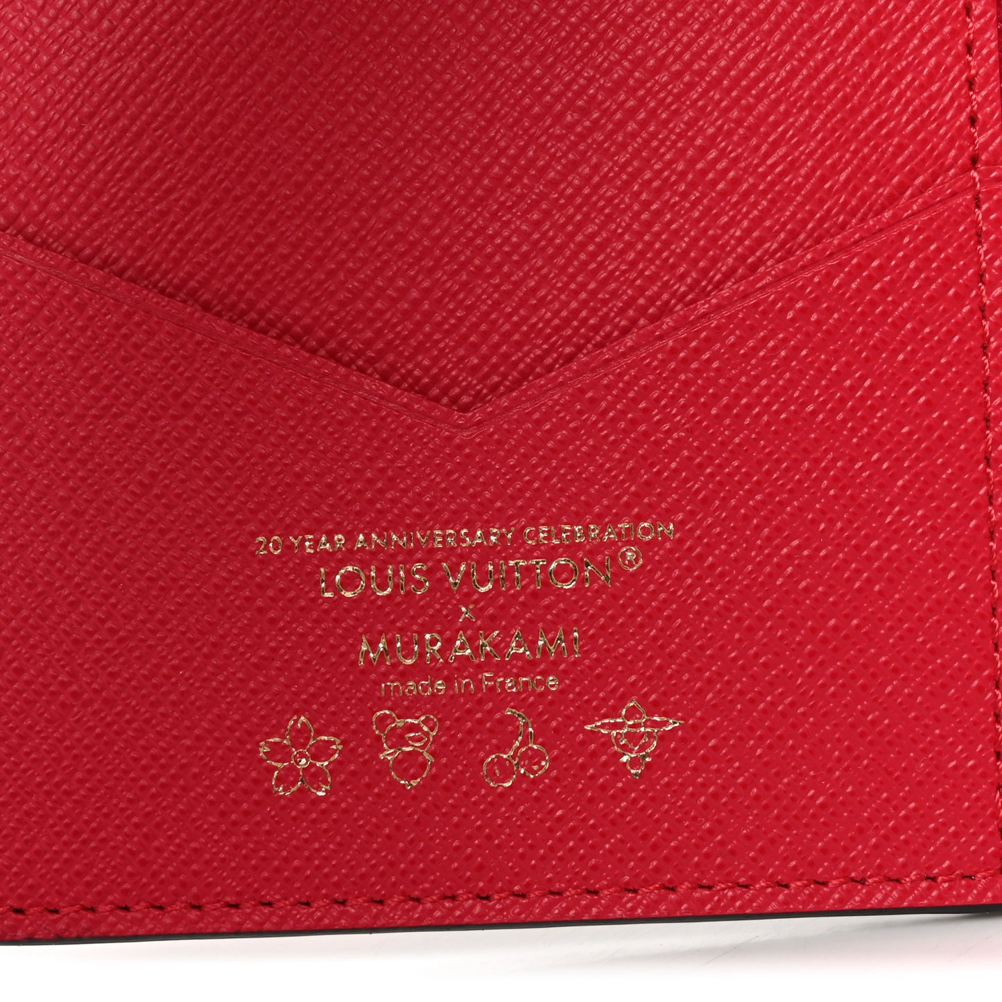 LV X TM Monogram Cerises Passport Cover