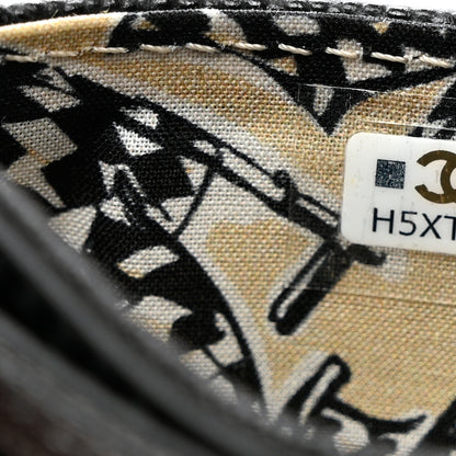 Chanel Caviar Quilted Striated Card Holder Black 8 of 8