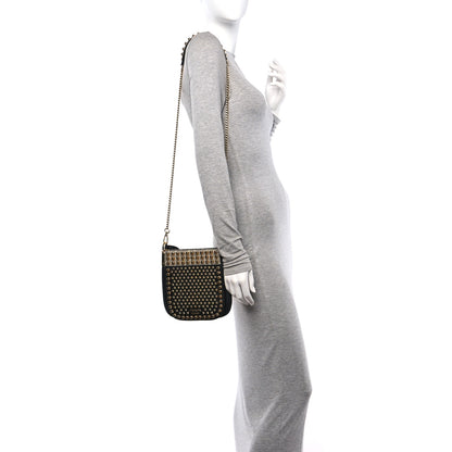 Prada City Calfskin Lucer Studded Small Margit Bag Black Roccia 2 of 9