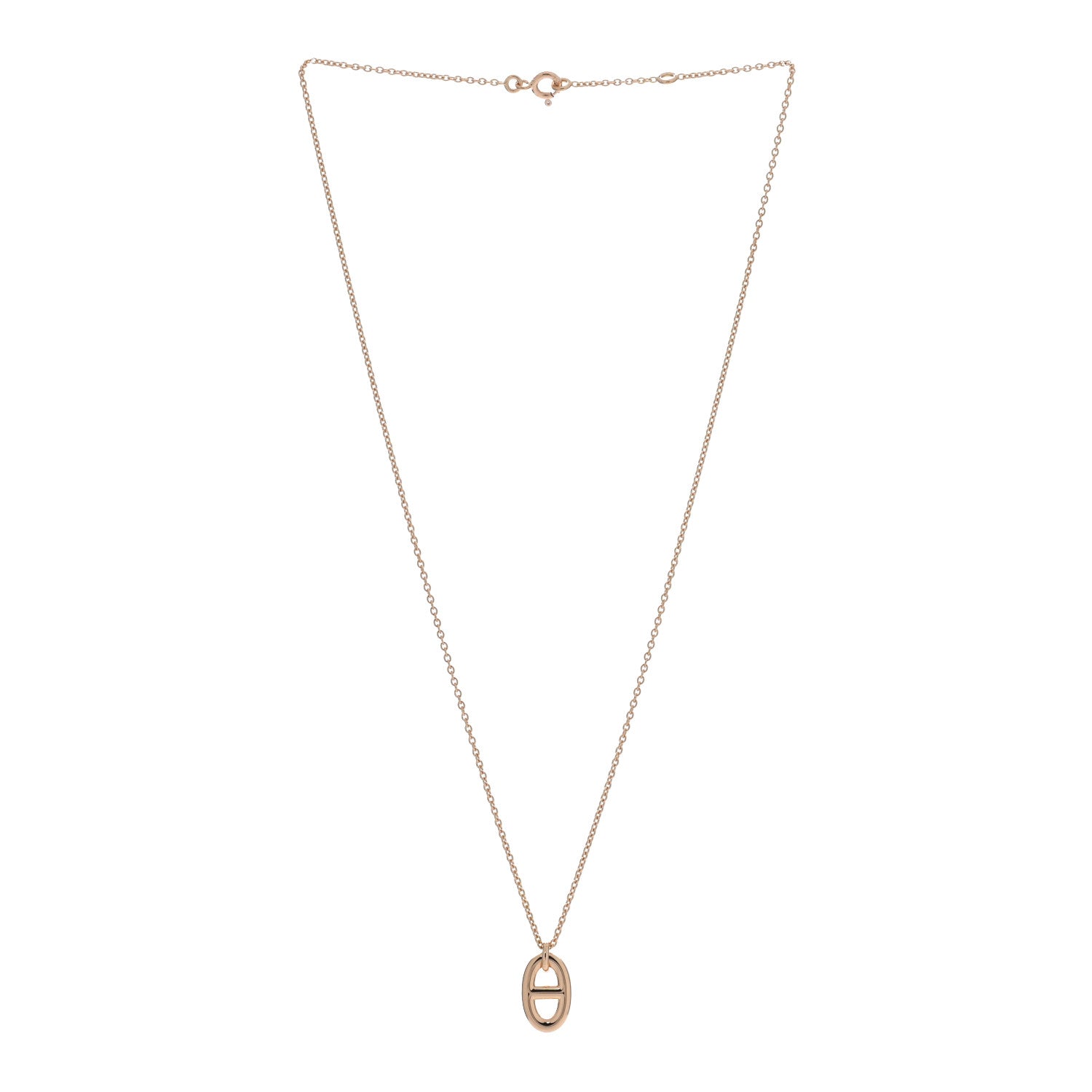 Hermes 18K Rose Gold PM Farandole Pendant Necklace 3 of 6