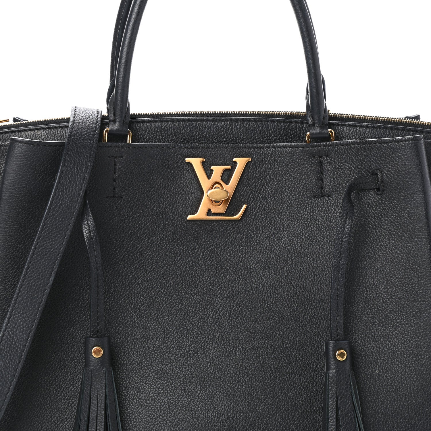 Louis Vuitton Calfskin Lockmeto Black 8 of 10