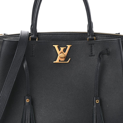 Louis Vuitton Calfskin Lockmeto Black 8 of 10