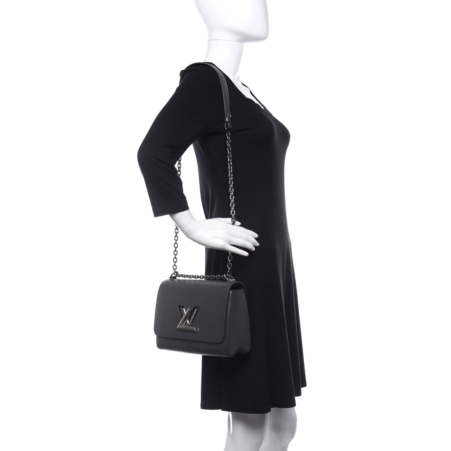 Louis Vuitton Epi Twist Shoulder Bag MM Etain 2 of 8