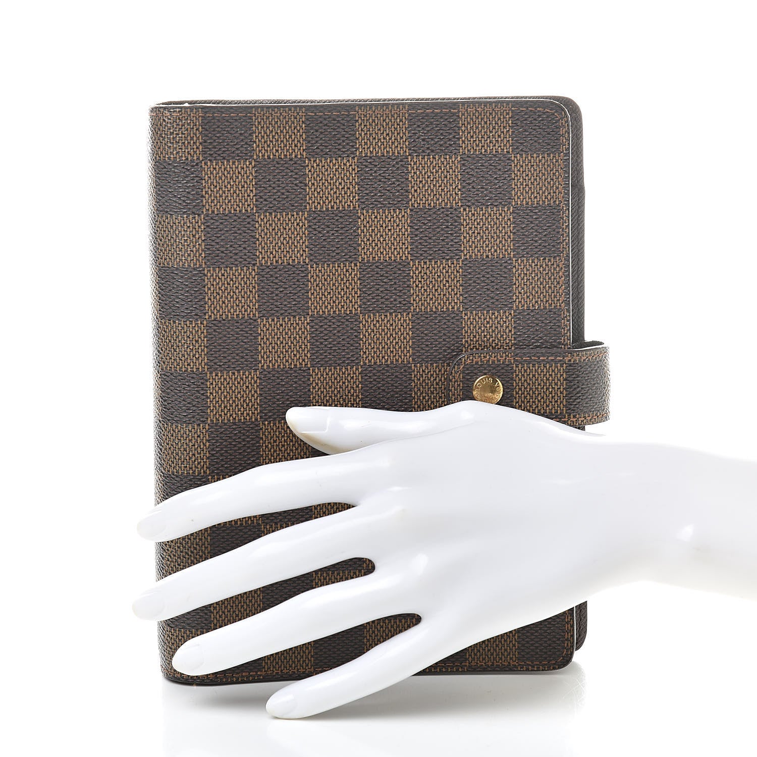 Louis Vuitton Damier Ebene Medium Ring Agenda Cover 2 of 7