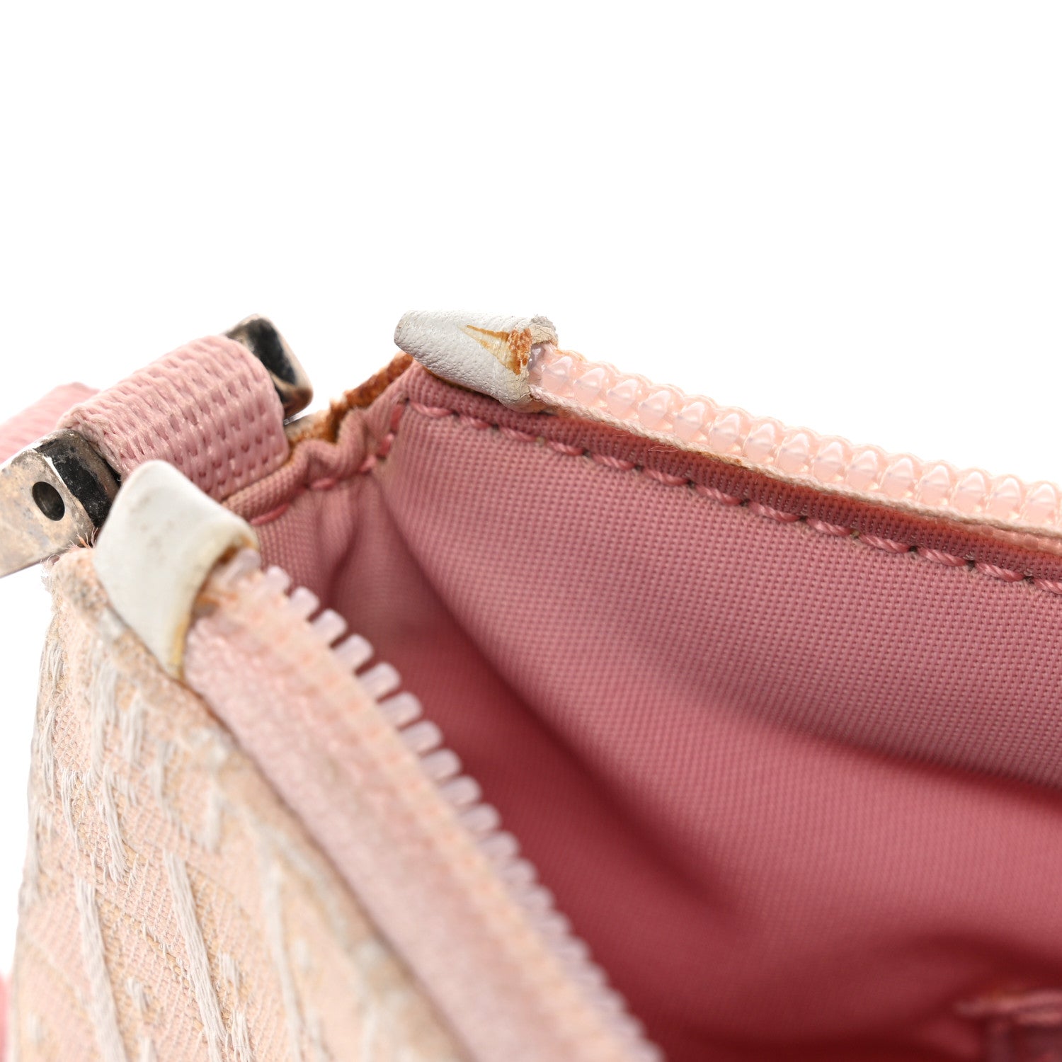 Christian Dior Monogram Shoulder Bag Pochette Pink 12 of 18