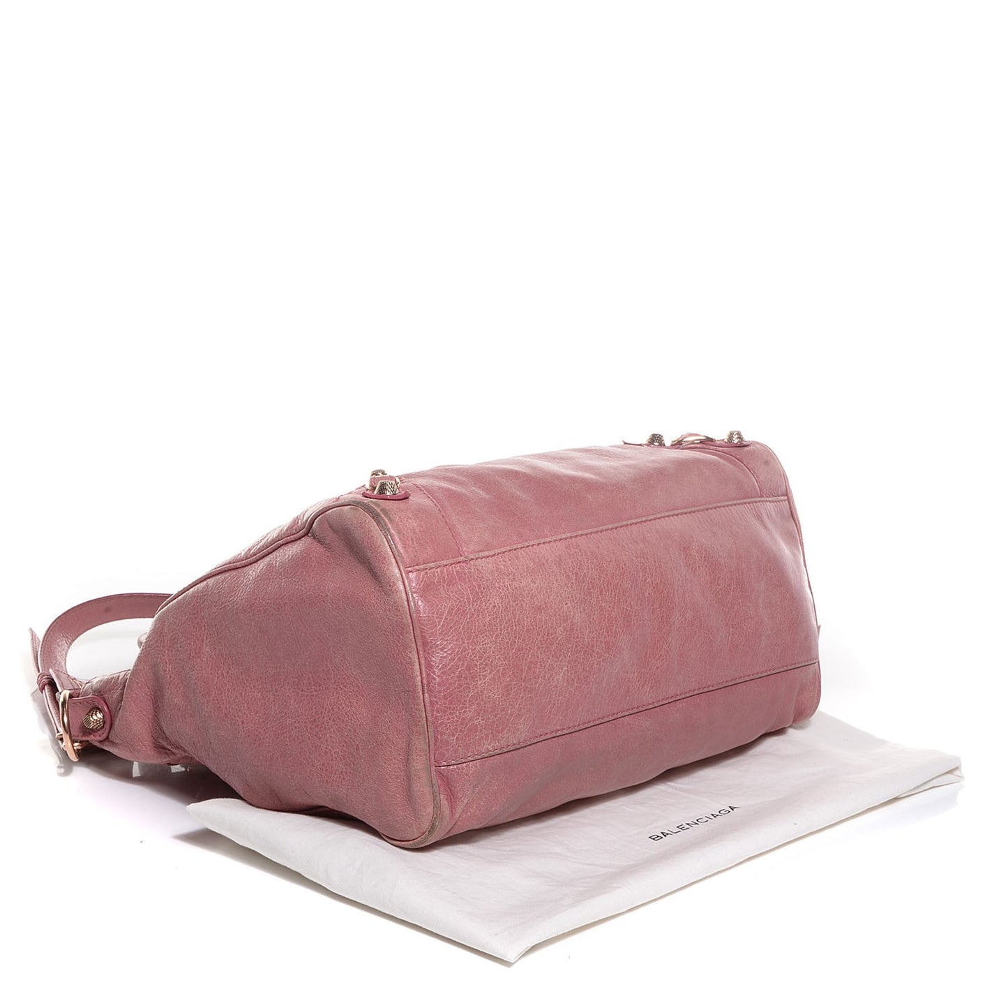 Agneau Giant 12 Rose Gold Hardware Velo Rose Bruyere