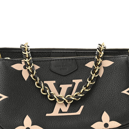 Louis Vuitton Empreinte Monogram Giant Multi Pochette Accessories Black Beige 7 of 16