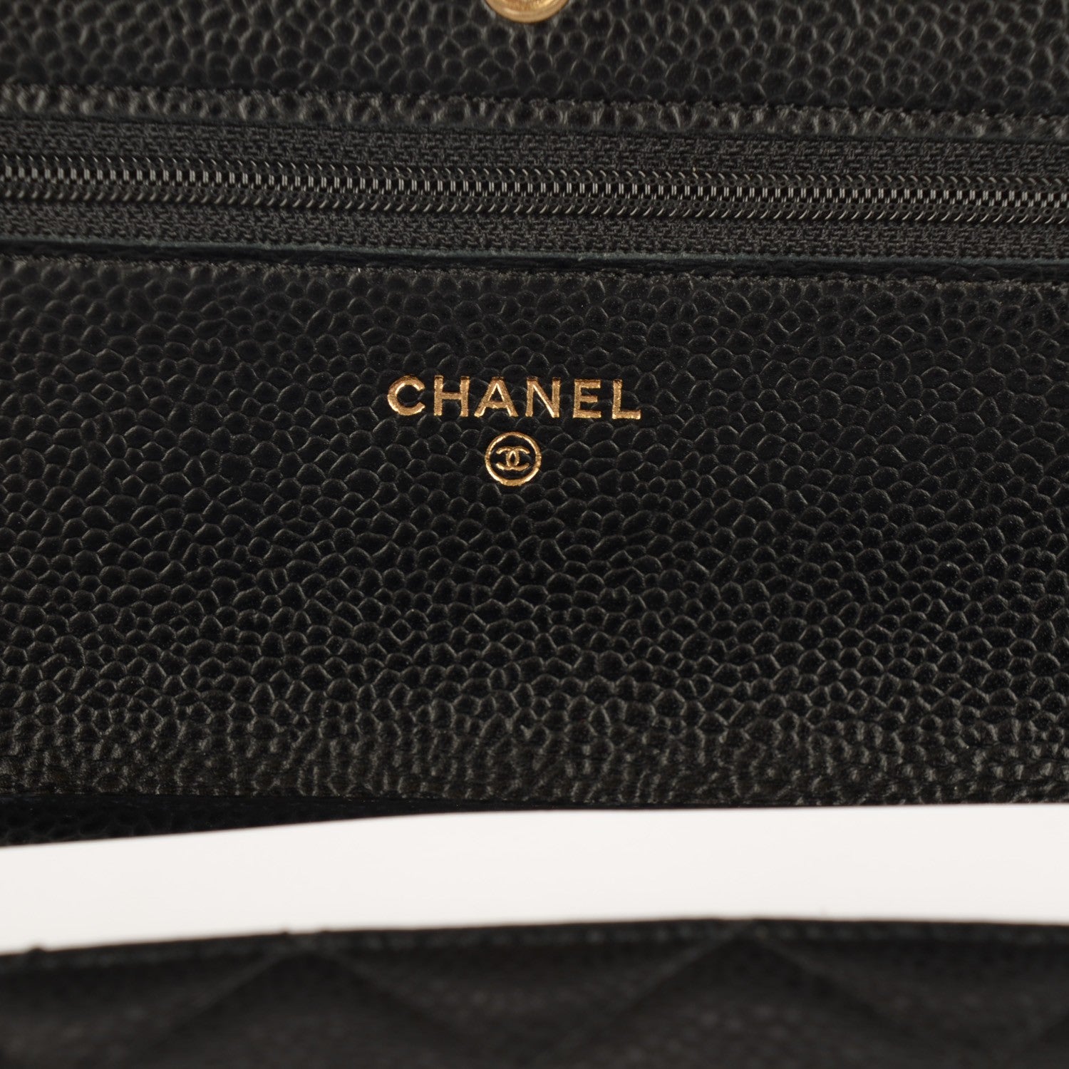 Chanel Caviar Quilted Wallet On Chain WOC Black 6 of 8