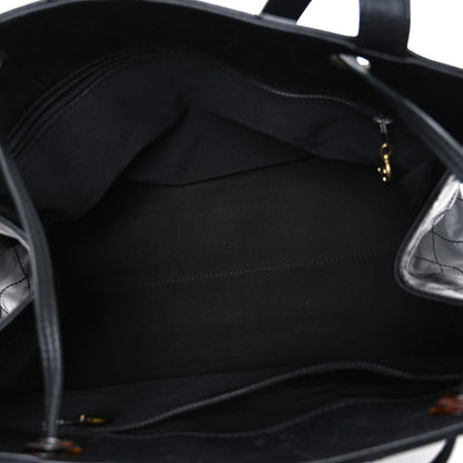 Chanel Lambskin Diamond Stitched Shoulder Bag Black 4 of 10