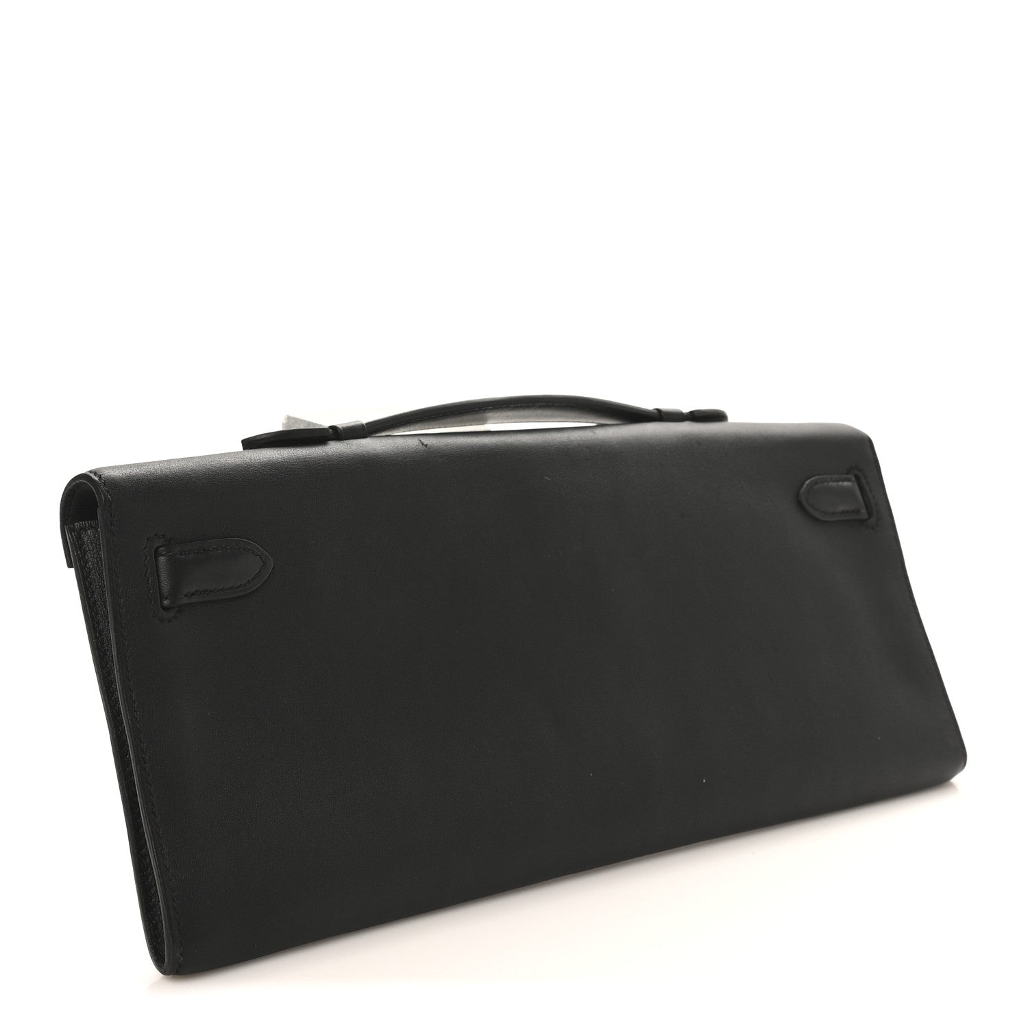 Hermes Swift Kelly Cut Clutch Pochette Black 3 of 8