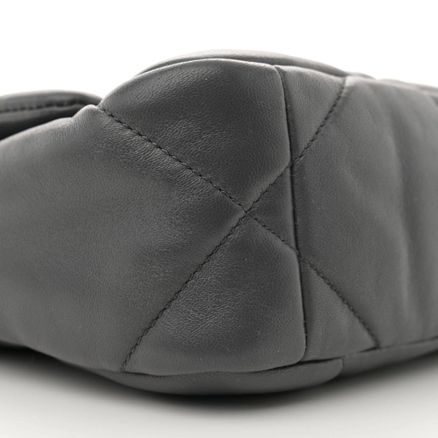 Chanel Lambskin Quilted Medium Chanel 19 Flap Dark Grey 9 of 10