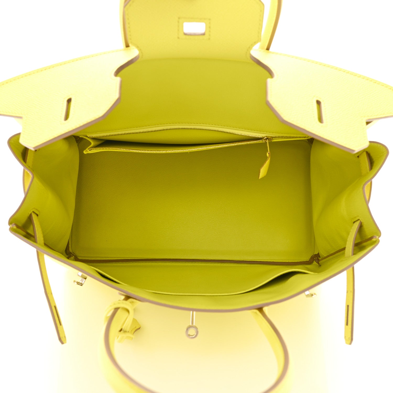 Hermes Epsom Birkin 35 Lime 5 of 10