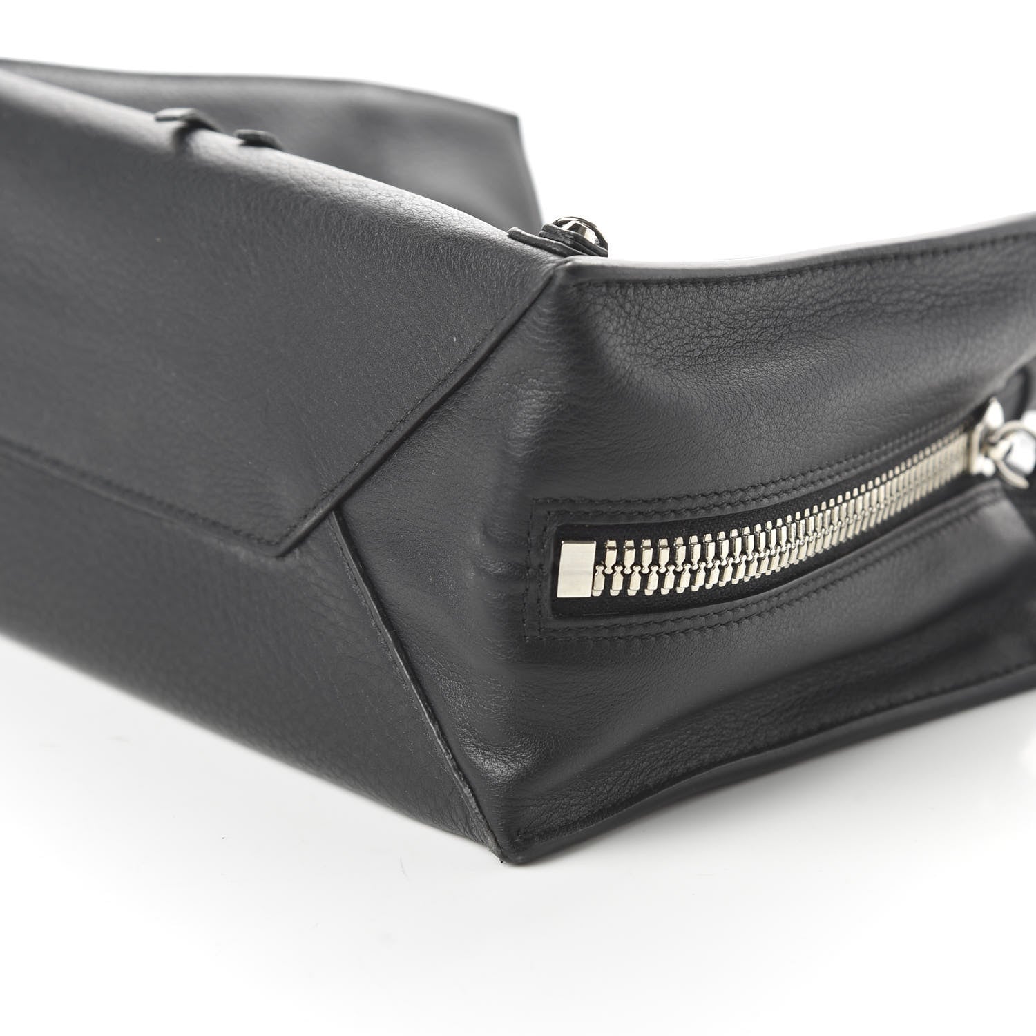 Balenciaga Veau Papier A6 Zip Around Tote Black 6 of 10