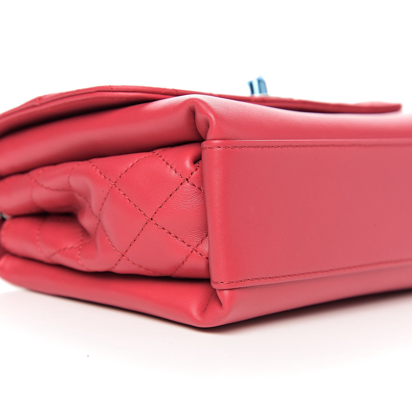 Calfskin Mini Tramezzo Flap Red