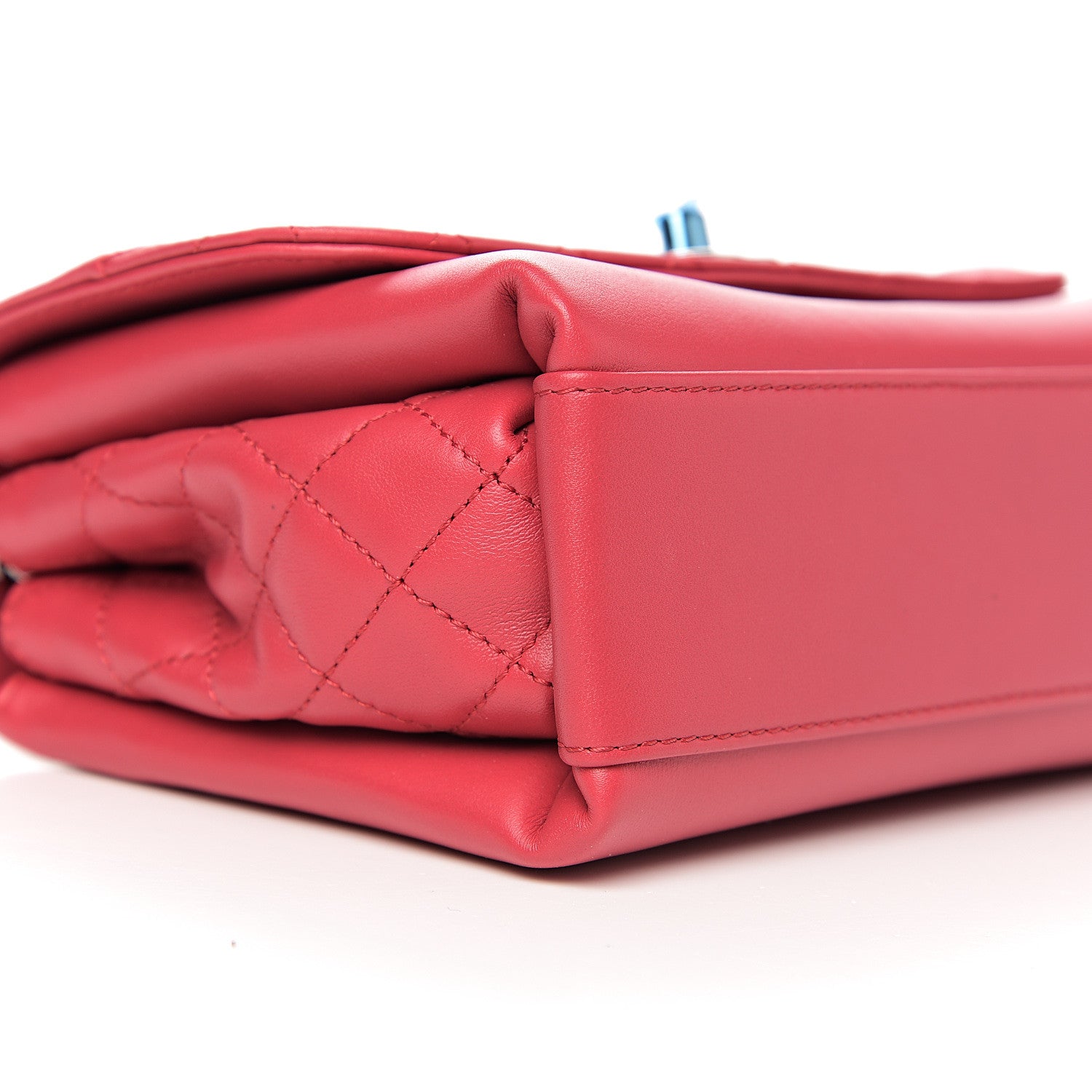 Chanel Calfskin Mini Tramezzo Flap Red 7 of 10
