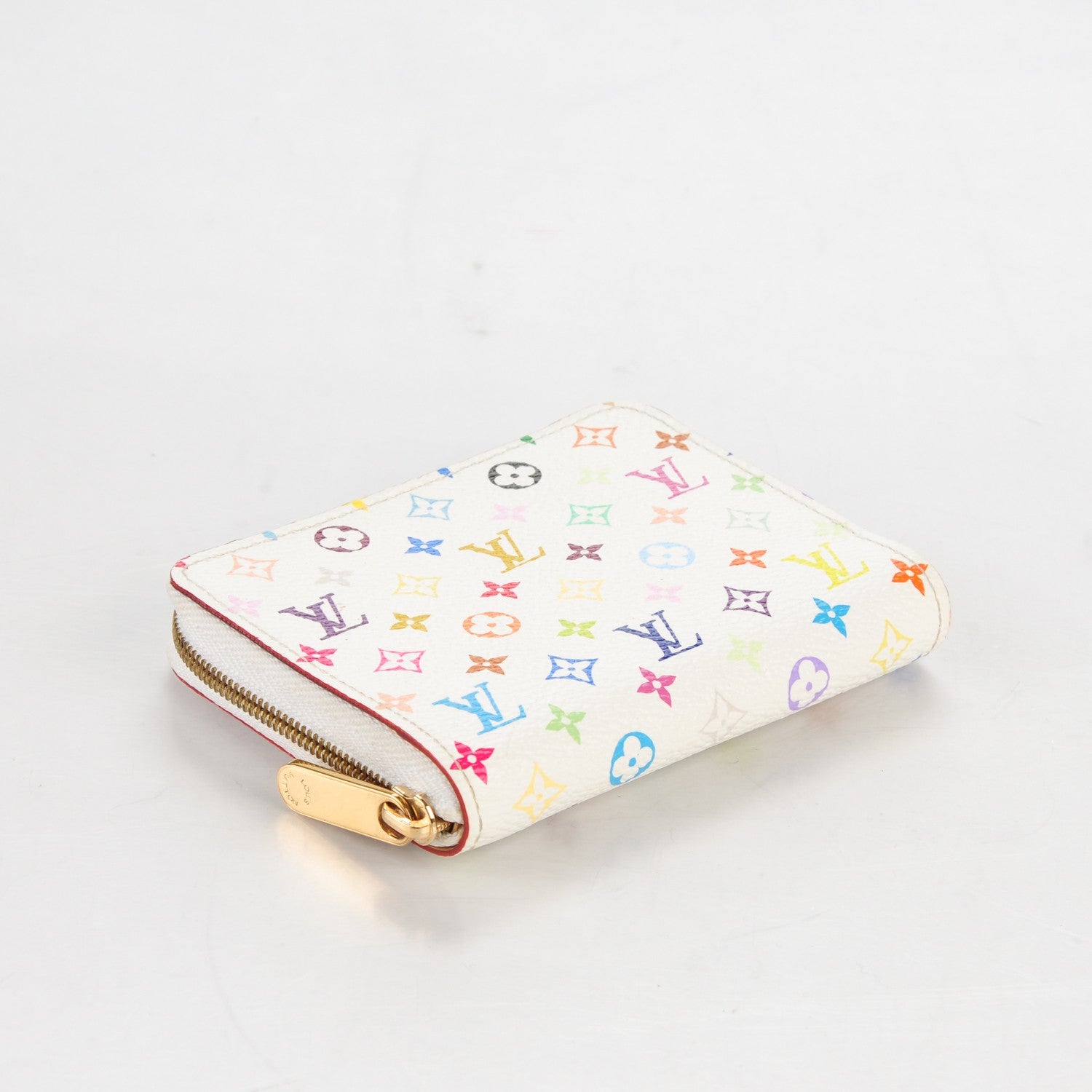 Louis Vuitton Monogram Multicolor Zippy Coin Purse White 4 of 7