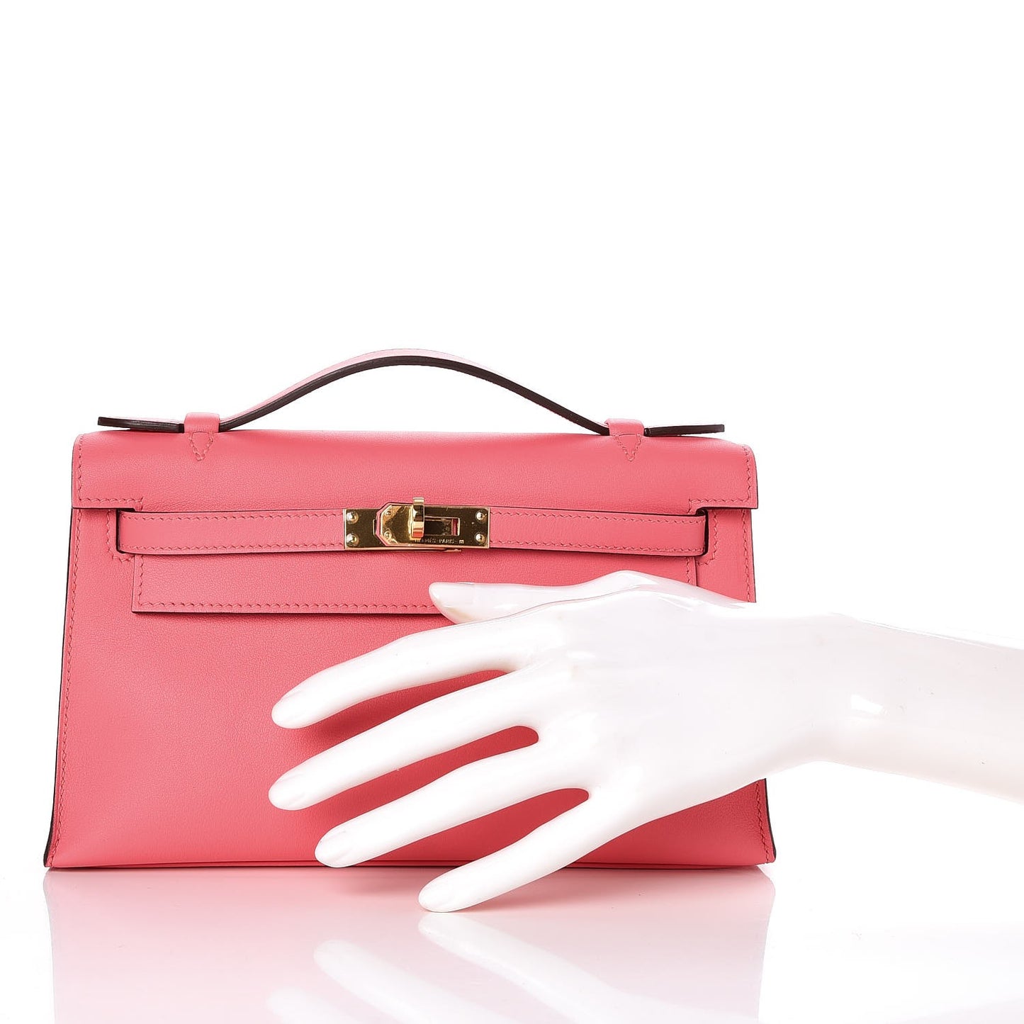 Swift Kelly Pochette Clutch Rose Azalee