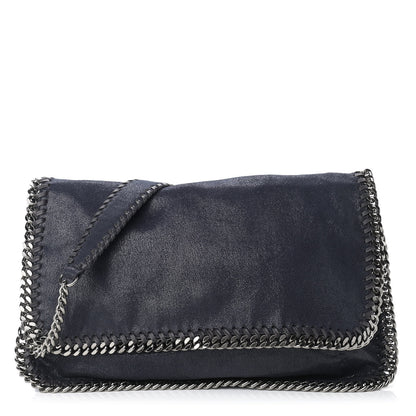 Stella McCartney Shaggy Deer Falabella Messenger Navy 1 of 9