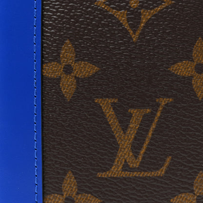 Louis Vuitton Monogram Macassar Pocket Organizer NM Blue 7 of 10
