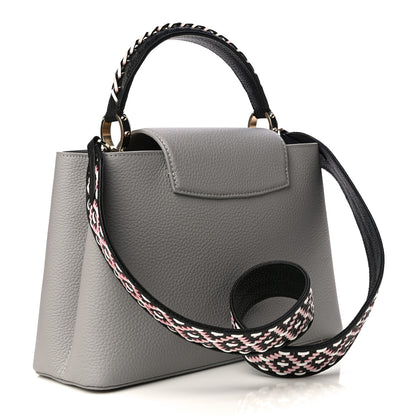 Louis Vuitton Taurillon Woven Capucines PM 2 of 9