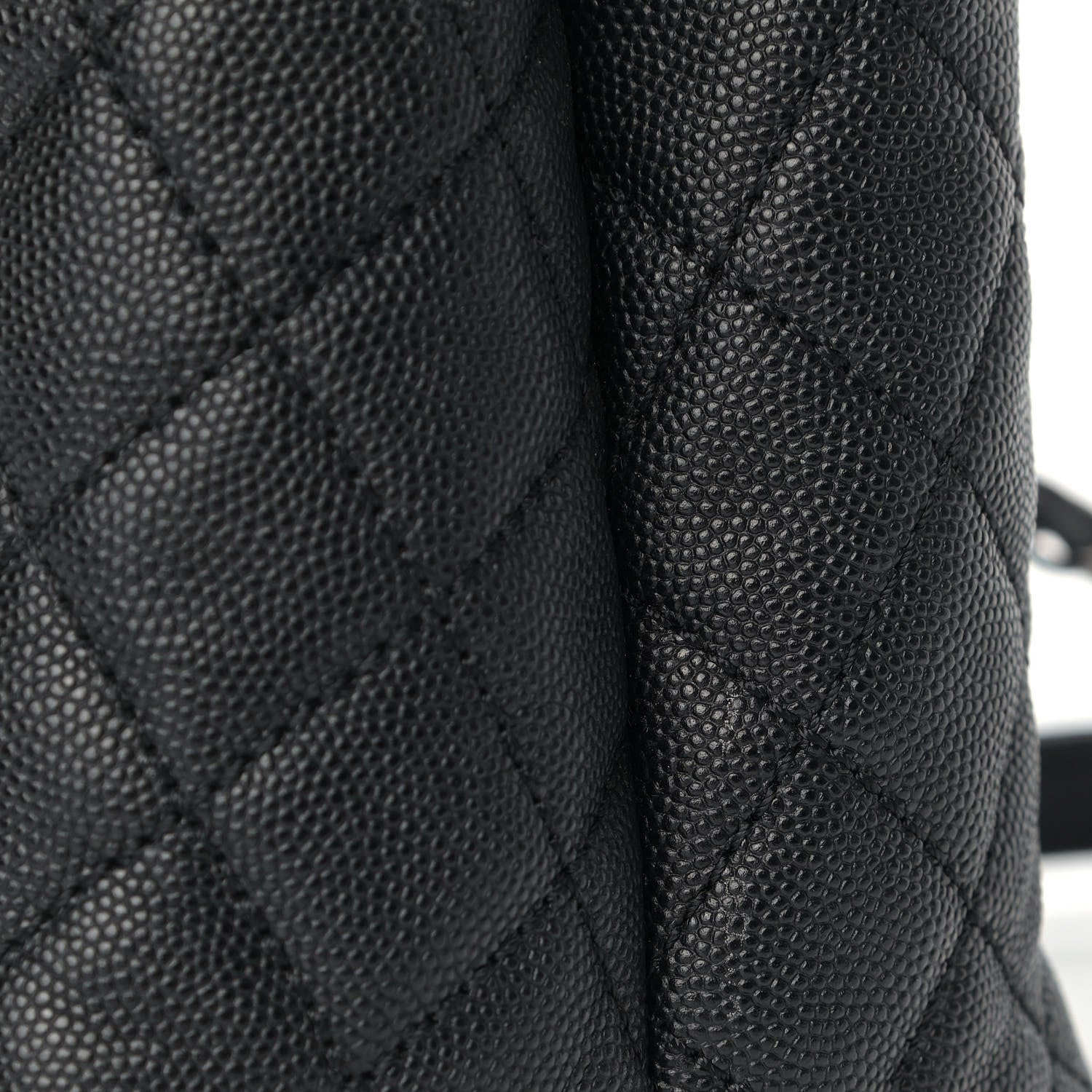 Chanel Caviar Lizard Quilted Large Coco Handle Flap Black 13 of 13