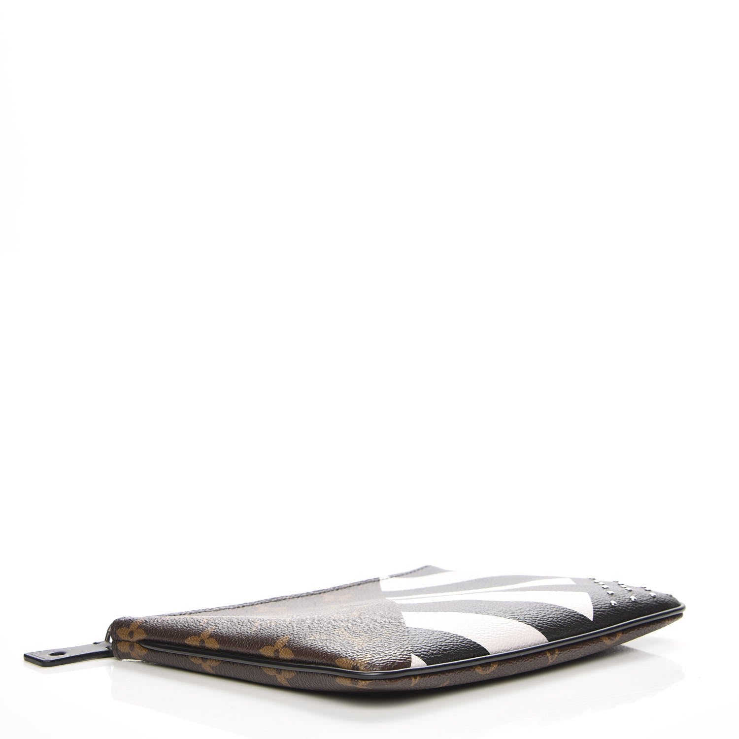 Louis Vuitton Monogram Stripes Pochette Plate PM 4 of 7