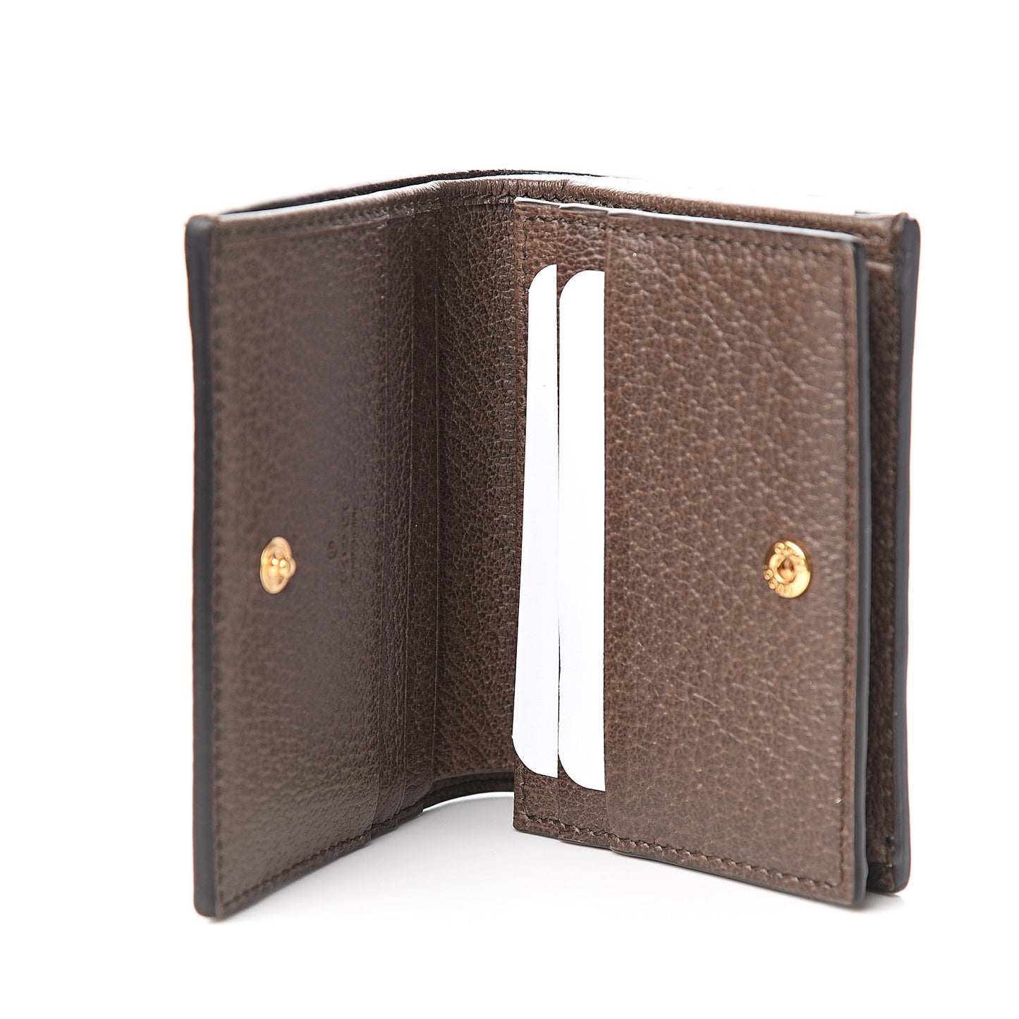 GG Supreme Monogram Web Ophidia Card Case Beige New Acero