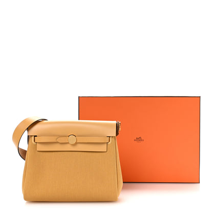 Hermes Military Toile Vache Hunter Herbag Zip Retourne 20 Paille 11 of 11