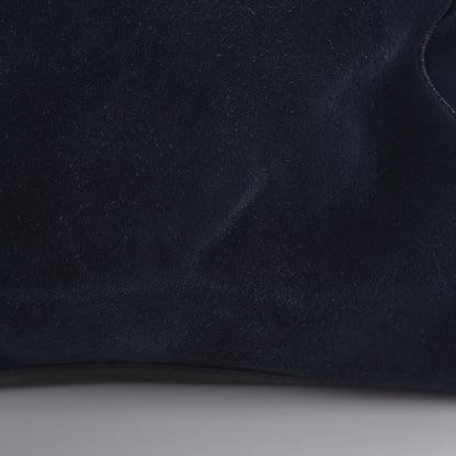 Gucci Suede Patent Ophidia Large Re(Belle) Top Handle Bag Blue Black 14 of 16